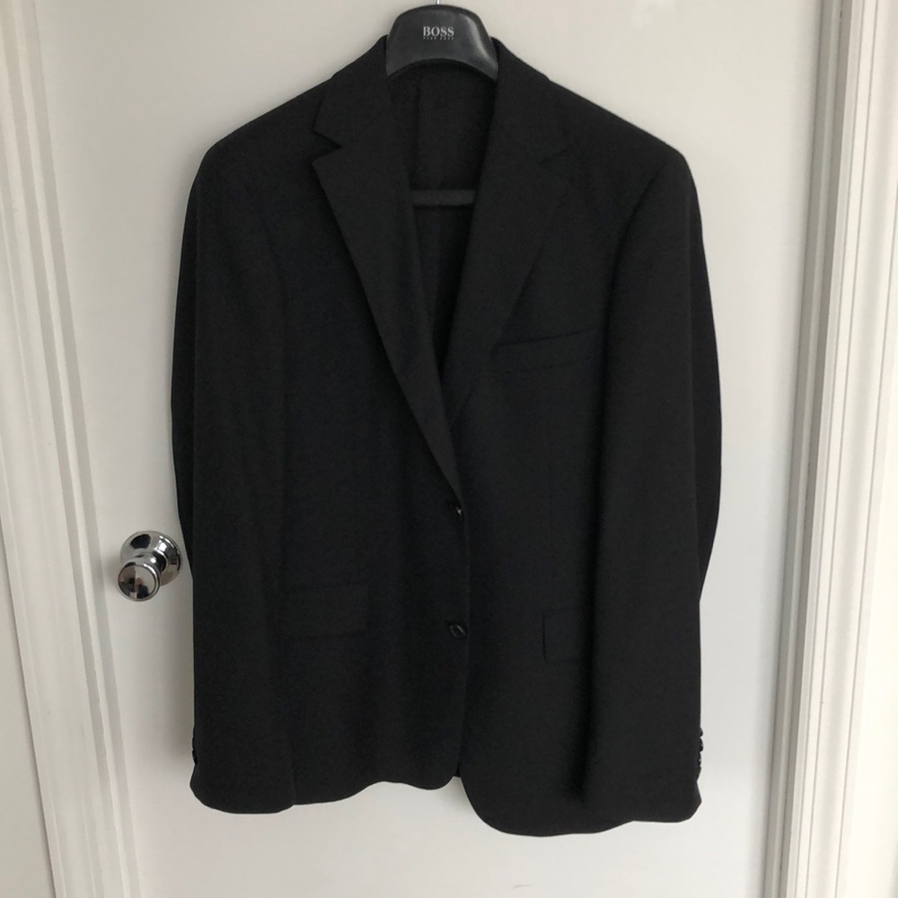Black Hugo Boss 3-Piece Suit